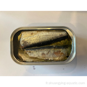 Poisson de sardines en conserve de qualité supérieure dans l&#39;huile végétale